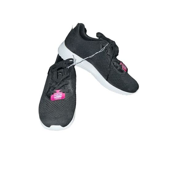 NWT SKECHERS Memory Foam Black Athletic Shoes Size 8 - Picture 1 of 5